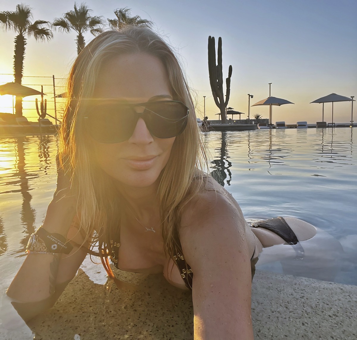 Jessica Drake at 50 Years Old Birthday: Semptember 2024 Swimsuit Bikini Blonde New Big Busty Bombshell MILF