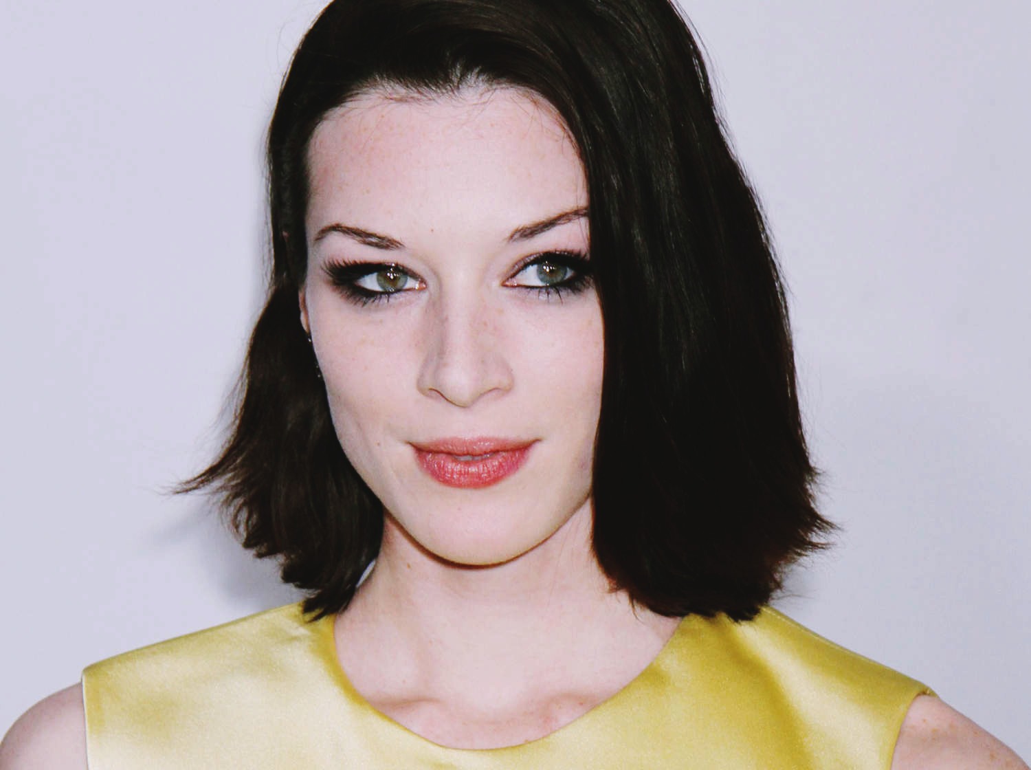 Stoya Pornstar Brunette Art and Aesthetic Natural Slender Face Portrait Nicole Vaunt Twin Peack