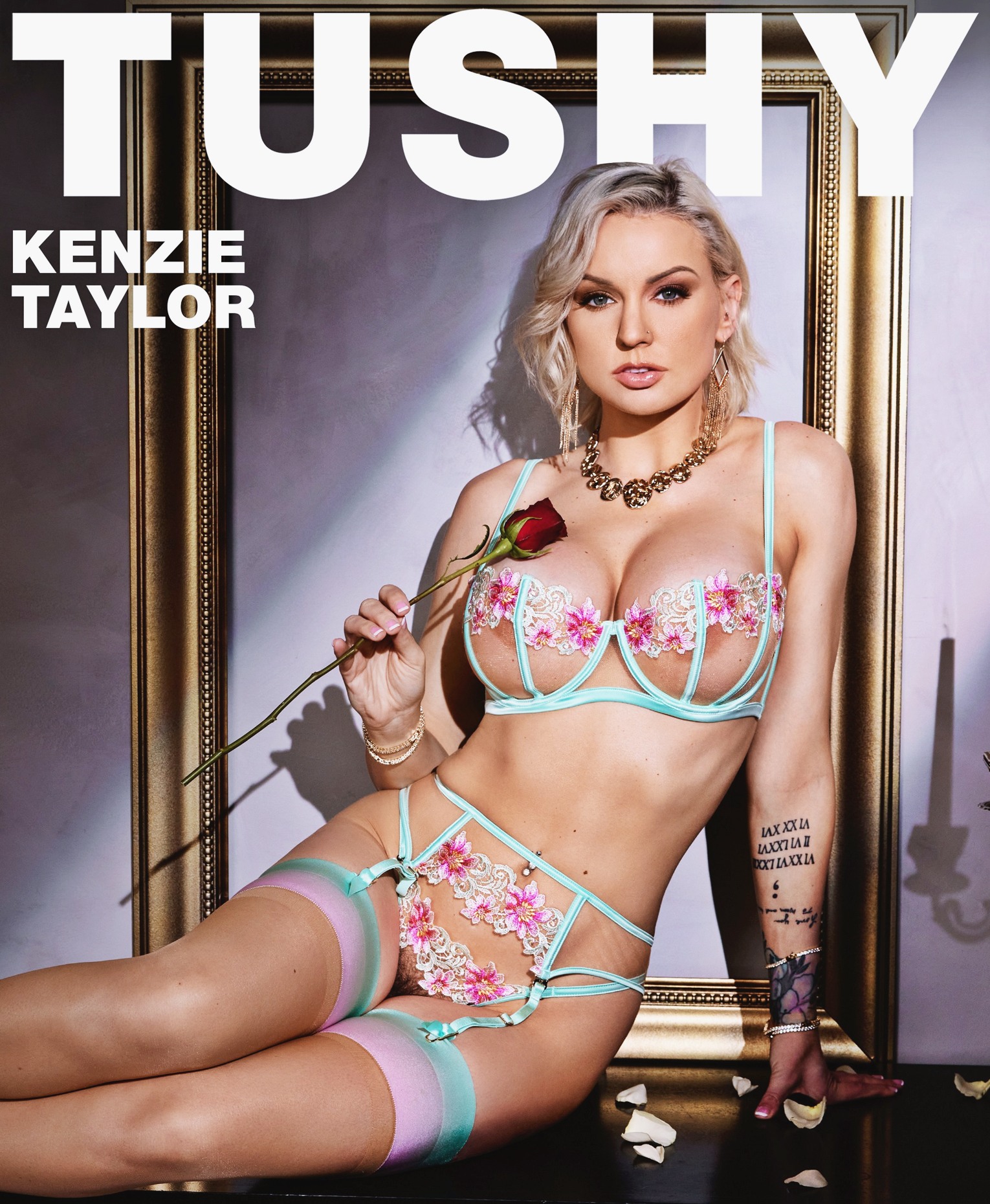 Kenzie Taylor at 35 Years Old: Spoiled Babe Enjoys a Night Anal (Tushy, 2026) Cyan Pinmk Lacy Lingerie Ash Blonde Busty MILF