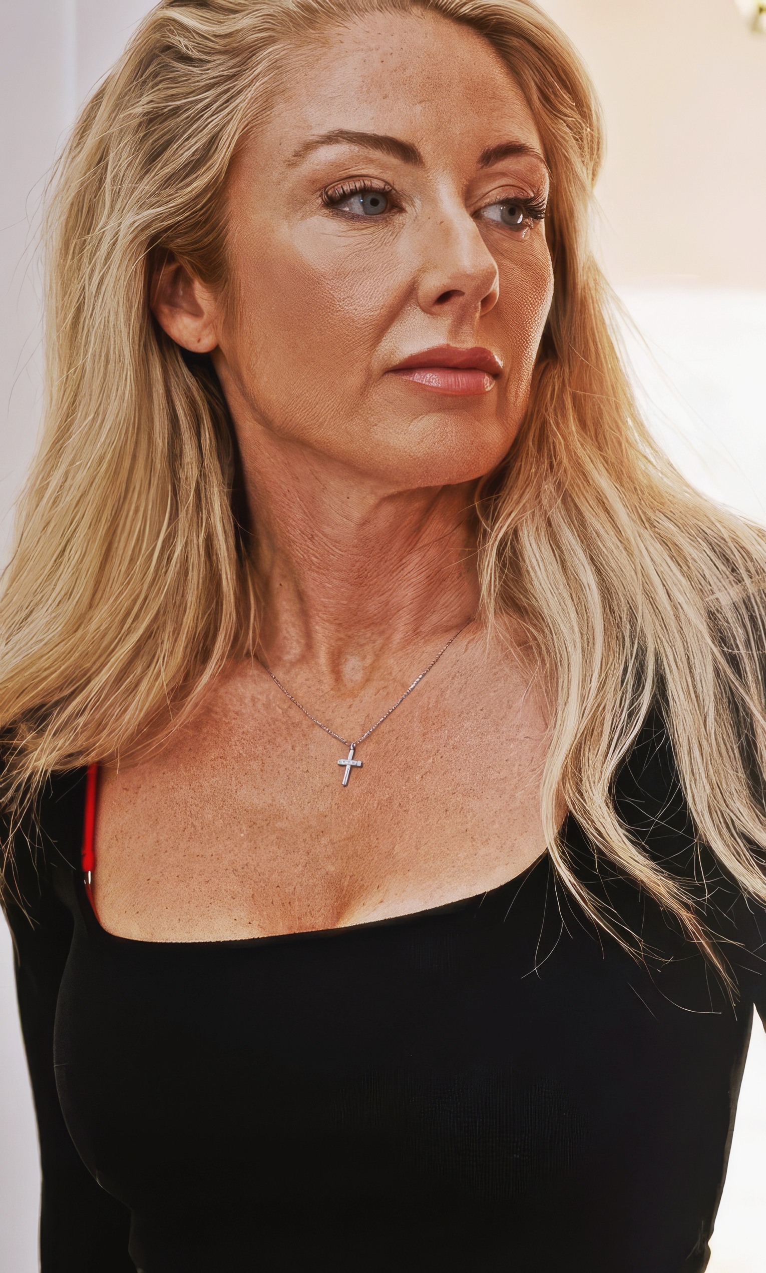 Sadie Summers (aka Tobi Pacific) at 37 Years Old Comeback: Blonde Bombshell Busty Blue Eyes All-American Queen: The Heist (MissaX, 2023)